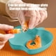 thumbnail image 4 of Fiudx Platos con Forma de Manzana, Platos de Cena Impermeabilizados, Aptos para Lavavajillas y Microondas, Platos de Plástico Reutilizables y Ligeros para Cocina o Camping, 8,5 X 8 Cm., 4 of 6