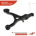 thumbnail image 5 of A-Premium Front Left Lower Control Arm with Bushing Compatible with Honda Accord 2003-2007 Acura TSX 2004-2008, 5 of 9