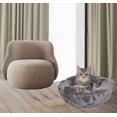 thumbnail image 4 of Lit pour Animal Lit Ovale Gris Vague Microfibre, 4 of 4