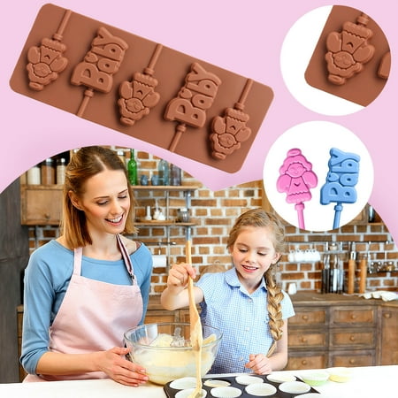 

CYMMPU Oxford Cloth Cake Mould Clearance Silicone Chocolate Candy Molds Silicone Baking Molds for Cake Brownies Topper Brown
