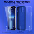 thumbnail image 5 of BossKiss Compatible with iPhone 13 Pro Case, Premium Liquid Silicone Case [Velvety Touch] [2 Pcs 9H Tempered Glass, 5 of 5