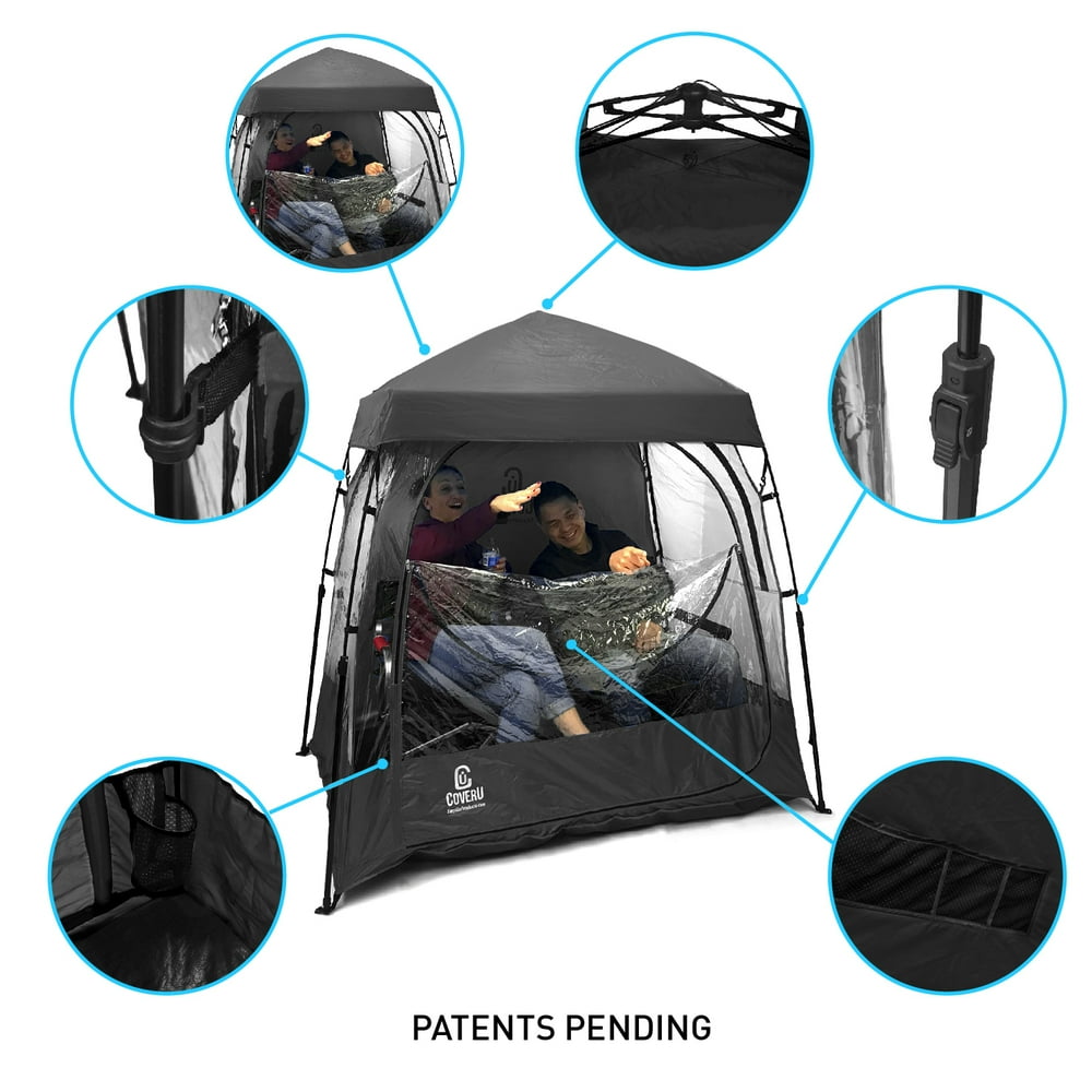 EasyGo Products CoverU Sports Shelter 2 Person Weather Tent Pod