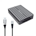thumbnail image 1 of 2 en 1 Cfexpress A&B Lector de Tarjetas de Doble Cara Adaptador de Tarjetas Cfexpress USB3.2 10gbps Adecuado para Computadoras y, 1 of 5