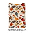 thumbnail image 5 of Barsme Fall Acorn And Pinecone Throw Blanket 39x27 Inch, Super Soft Cozy Plush Blanket For Couch And Chair, Autumn Harvest Decor For Home S, 5 of 5