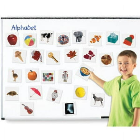 Learning Resources Double-Sided Magnetic Letters