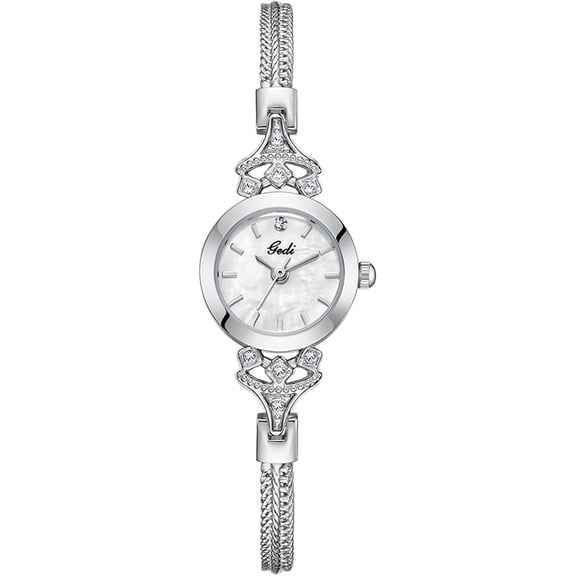 Vintage Gold Watches for Women Dainty Bracelet Watch Small Dial Luxury Ladies Dress Quartz Wristwatch Waterproof with Tools