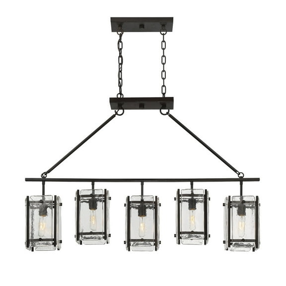 Savoy House Glenwood by Brian Thomas 5-Light Linear Chandelier in English Bronze - 1-3043-5-13