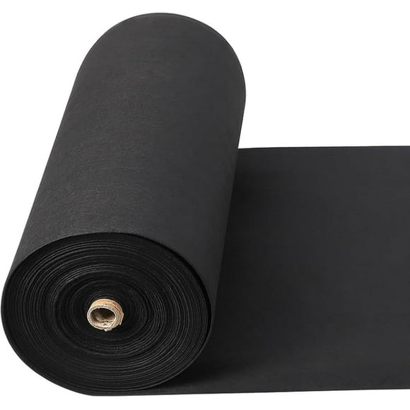 Bingirl 6oz Non-Woven Geotextile Fabric (4' x 50') - 350N/m Tensile Strength & 440kN/m² Load Capacity for Road Stabilization, French Drains, Erosion Control