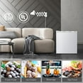 thumbnail image 3 of Upright Freezer 1.1 Cubic Feet Compact Reversible Single Door Vertical Freezer Table Top Mini Freezing Machine, 3 of 7