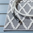 thumbnail image 4 of SAFAVIEH Cabana Elouise Geometric Indoor/Outdoor Runner Rug, Ivory/Grey, 2'2" x 7', 4 of 12