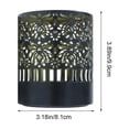 thumbnail image 3 of Summercome Solar Mandala Lights Outdoor Wall, Seven-Color Changing Solar Peony Projector Light, Outdoor Waterproof Metal Fence Lights for Garden Post Patio Backyard Yard Decor, 3 of 7