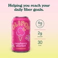 thumbnail image 3 of Olipop Prebiotic Soda Pop, Raspberry Sherbet, High Fiber, 12 fl oz 12 Pack&nbsp;, 3 of 5