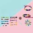 thumbnail image 4 of Kit para hacer pulseras con cuentas de plástico de colores para manualidades, ideal para principiantes. 1 caja de cuentas., 4 of 9