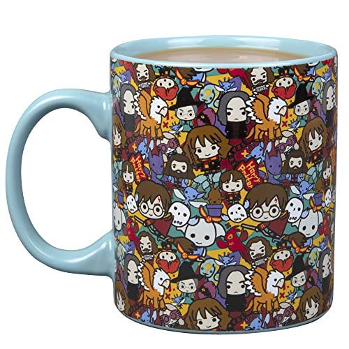 Harry Potter Chibi Ceramic Coffee Mug Great Gift for Any Harry Potter Fan 11 oz Harry Potter Characters Chibi Design 