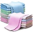 thumbnail image 1 of Pack of 15 Multifunction Microfiber Cleaning Cloth for Car Kitchen Tableware Bathroom, Dimension 40 x 30 cm (Random Color), 1 of 5