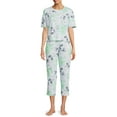 thumbnail image 2 of Secret Treasures Women's and Women's Plus Sleep Top and Pants, 2-Piece, 2 of 5
