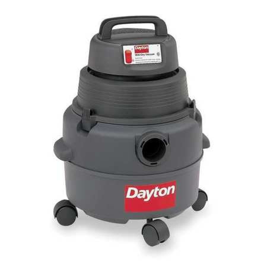 DAYTON 4YE65 Commercial Shop Vacuum, 11/4" Hose Dia., Standard 125 cfm