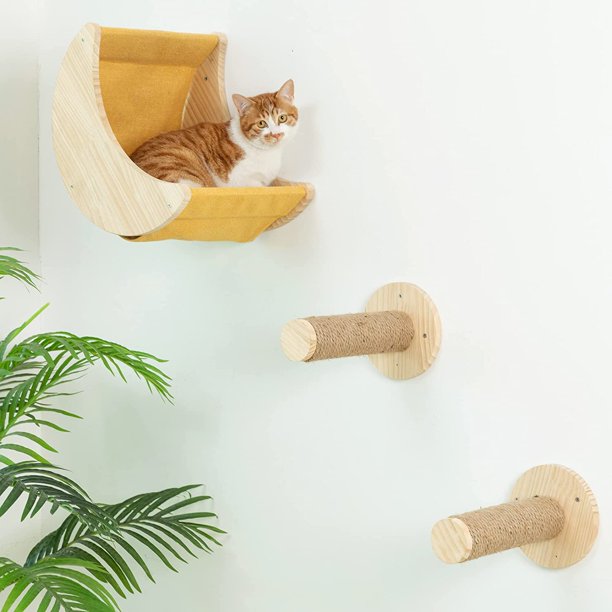Khorne Cat Shelf for Wall Hammock Climbing Shelves and Perches Solid