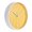 Yellow, variant on ABCISI 8 Inch Wall Clock, 3D Number Quartz Battery Operated Silent Non-Ticking Round Wall Clocks for Office Bedroom Decorative (Pink)