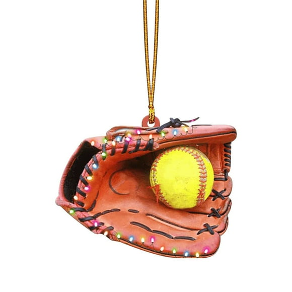 Personalized Softball Glove Ornament Softball Custom Name Ornament Softball Glove Flat Ornament Softball Lover Custom Softball Gift For Softball Player Softbal Ornament