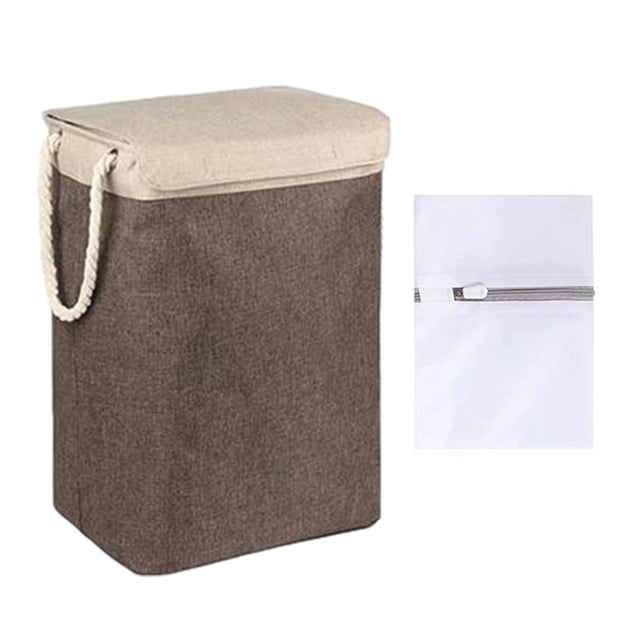 Cesta plegable para la colada, almacenamiento de artículos diversos, cesta para la colada, contenedor para armarios, dormitorio, hogar, organización Café BLESIY Cesta de ropa sucia