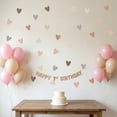 thumbnail image 2 of Unique Bargains 64pcs Heart Shape Wall Stickers Solid Hearts 11.8" x 8.9", 2 of 7