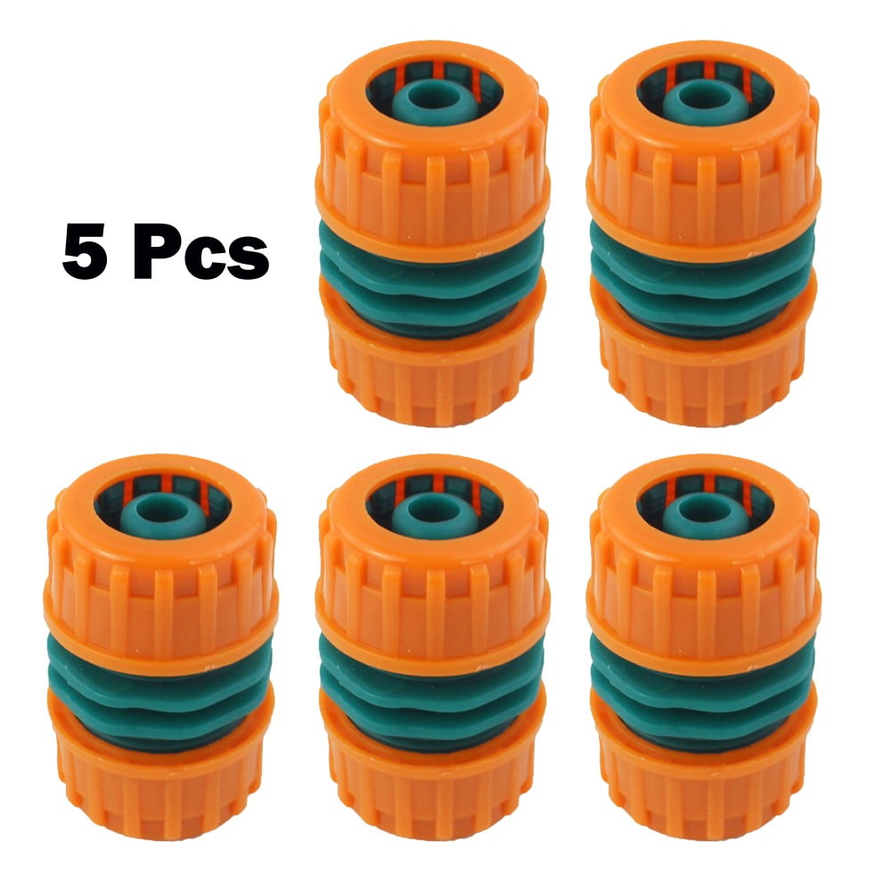 Ruibeauty 5Pcs G1/2 Hose Pipe Connector Garden Joiner Mender Extend