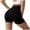 Black, variant on Lenpel Workout Shorts for Women Seamless High Waisted Scrunch Butt Lifting Yoga Gym Shorts Booty Biker Shorts