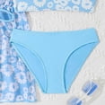 thumbnail image 6 of CAUYDY Children Girls Swimsuit Sets Little Girls Bathing Suit Tankini Girls' Swimwear Summer Beach 4T 5T 6T 7T 8T 9T Kid Girls Bikini 2Pcs Set with Cover Ups (Sizes 7-8 Years,F02-Sky Blue), 6 of 6