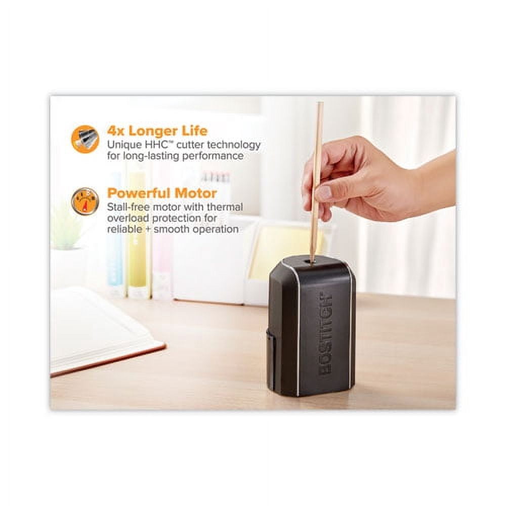 Vertical Electric Pencil Sharpener, Ac-Powered, 4.5 X 3.75 X 5.5, Black | Bundle of 2 Each