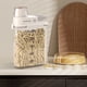 thumbnail image 5 of Plastic Transparent Tank, Rice Storage Barrel, Household Food Container Grain Storage Box for Oatmeal, Grain, Cereal, Pasta, Flour, 5 of 5