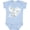 AE-Light Blue, variant on Lung Cancer Awareness White Ribbon Around Heart Boys or Girls Baby Bodysuit