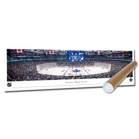 Frameworth Toronto Maple Leafs Framed Wall Art 13x40" Black Frame Officially Licensed NHL
