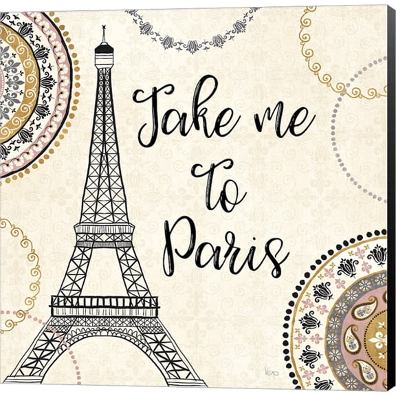 Romance in Paris I by Veronique Charron, Canvas Wall Art
