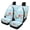 Starfish, variant on Pzuqiu Black Floral Full Backrest Car Seat Covers, Full Set Easy to Install Fit for most Cars