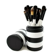Morphe 12 Piece Black and White Travel Brush Set - Set 706
