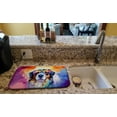 thumbnail image 2 of Carolines Treasures DAC2460DDM 0.2 x 21 x 14 in. Bernese Mountain Dog Hippie Dawg Dish Drying Mat, 2 of 5