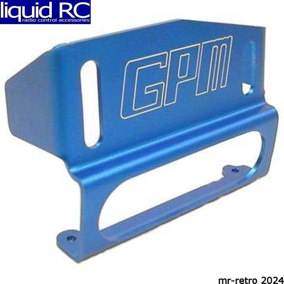 GPM Racing AGM1089 Monster Gt Blue Aluminum Fuel Tank Guard
