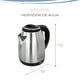 thumbnail image 5 of TETERA/CAFETERA ELECTRICA HERVIDOR DE AGUA DE ACERO INOXIDABLE CAPACIDAD 2 LITROS MARCA GRAVITA, 5 of 6