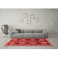 thumbnail image 3 of Ahgly Company Indoor Square Persian Red Traditional Area Rugs, 4' Square, 3 of 4