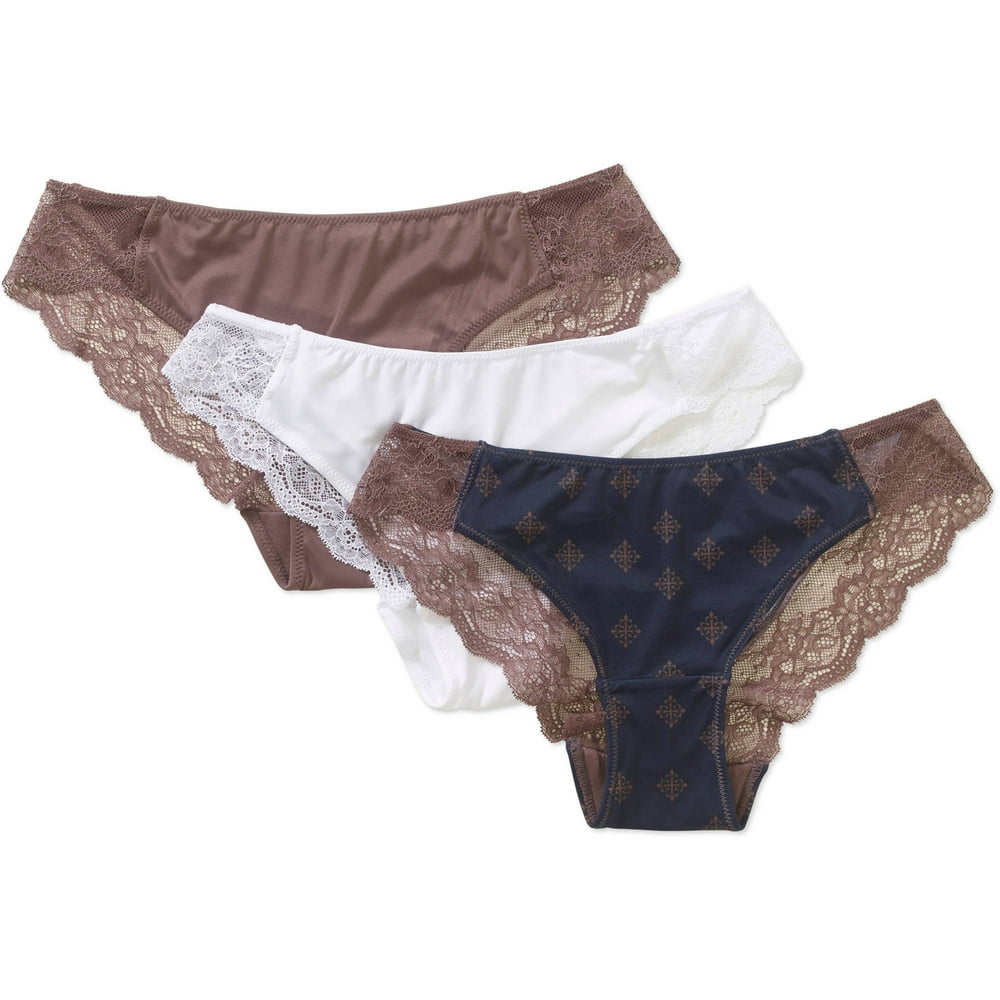 Maidenform Sweet Nothings Women's Lace Tangas Panties 3 Pack