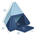 thumbnail image 2 of ECR4Kids SoftZone Camp, Canoe and Tumble Too Activity Play Mat, Toddler Playmat, Earthtone, 2 of 9