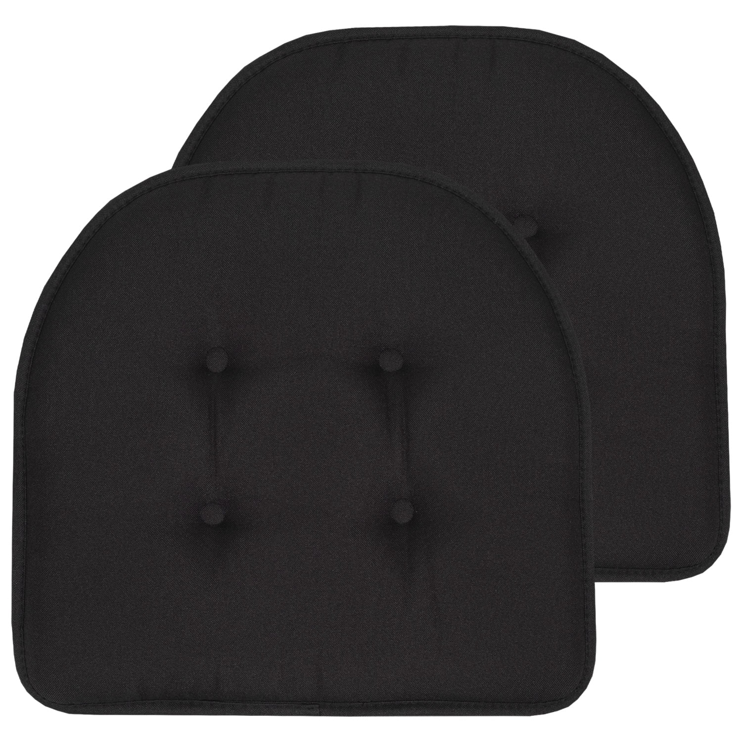 U Shaped Memory Foam Chair Pads 2 Pack Black Com U Shaped Memory Foam Chair Pads 2 Pack, Memory Foam Chair Pad 2 Pack