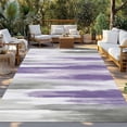 thumbnail image 2 of Purple Gray Outdoor Rug 3x5 Ft - Reversible Patio Rug Outdoor Camping Rugs, Vintage Country Abstract Gradient Aesthetic Indoor Outdoor Area Rugs, Non-Slip Outdoor Carpet Runner for Deck/Porch, 2 of 8