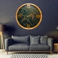 thumbnail image 5 of THE GEARS CLOCK Wall Clock with Real Moving Gears PO-LI_ 24 in Round WOOD-BLACK, 5 of 17