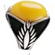 thumbnail image 4 of Anillo turco hecho a mano para hombres, anillos de circón negro con patrón de águila Vintage, Punk, joyería musulmana religiosa islámica de moda, nuevo, 2022, 4 of 4