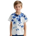 thumbnail image 5 of Fancifize Unisex Floral T-Shirt Vintage Botanical Print Summer Top Short Sleeve Cute Tshirt for Boys & Girls Ages 3-14Y, 5 of 6