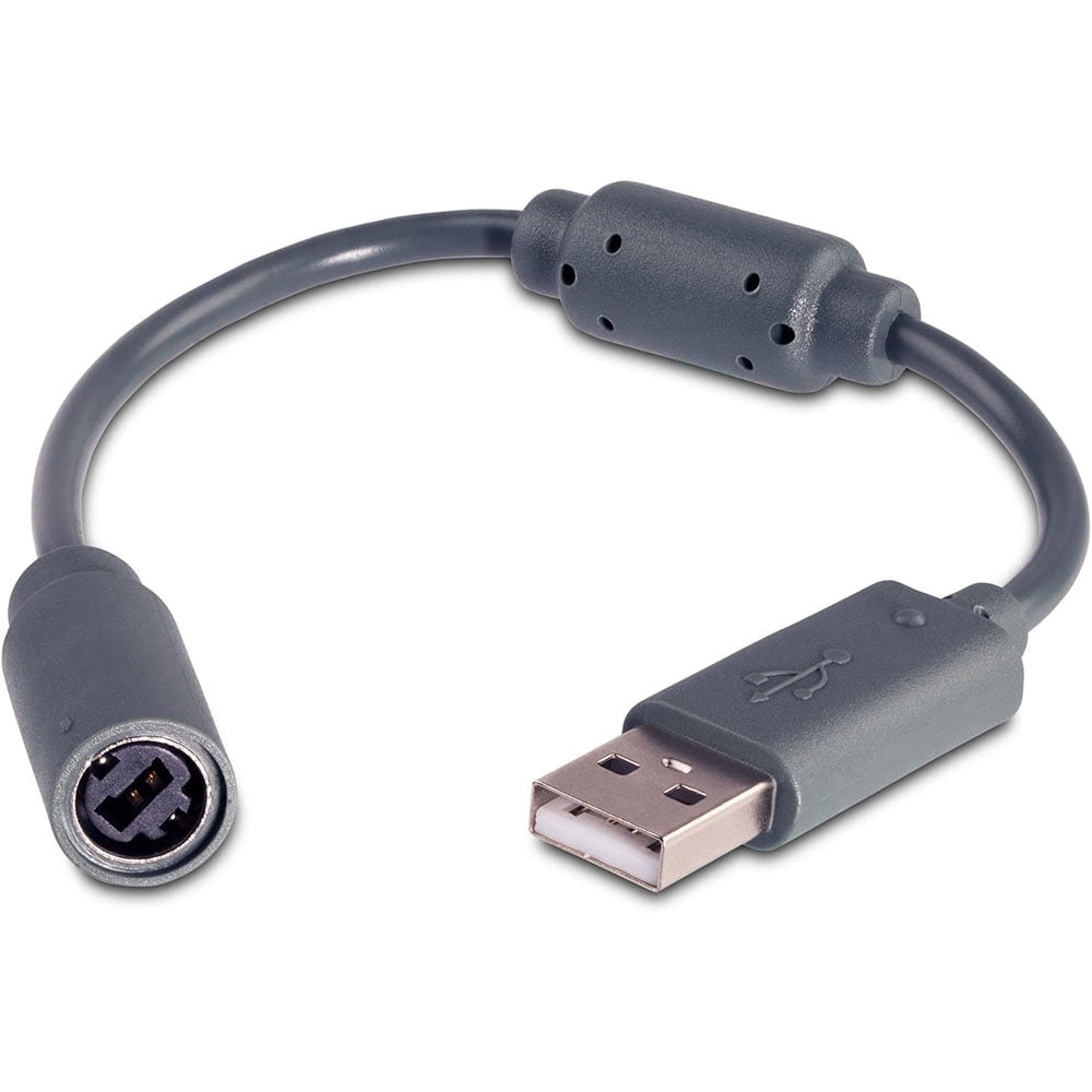Derivation dramatisk baggrund TekDeals USB Breakaway Dongle Cable Cord Adapter For Xbox 360 PC Wired  Controller - Walmart.com