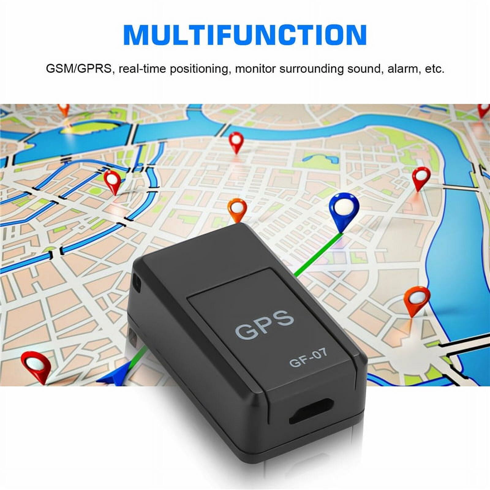 Mini Rastreador GPS Localizador De Voz GSM/GPRS Tracker GF-07 – COLMETECNO
