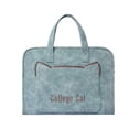 thumbnail image 2 of Maletín de negocios, bolso para documentos, para hombre y mujer, bolso para ordenador portátil de 14 pulgadas para oficina Azul, 2 of 8